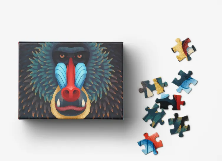 Mandrill Pussel 100 Bitar Printworks
