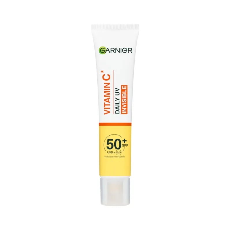 Garnier Vitamin C* Glow-Boosting Daily UV Fluid SPF50+ For Dull Skin Invisible 40 ml