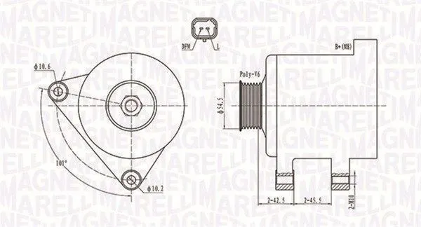 Generator MAGNETI MARELLI 063731761010