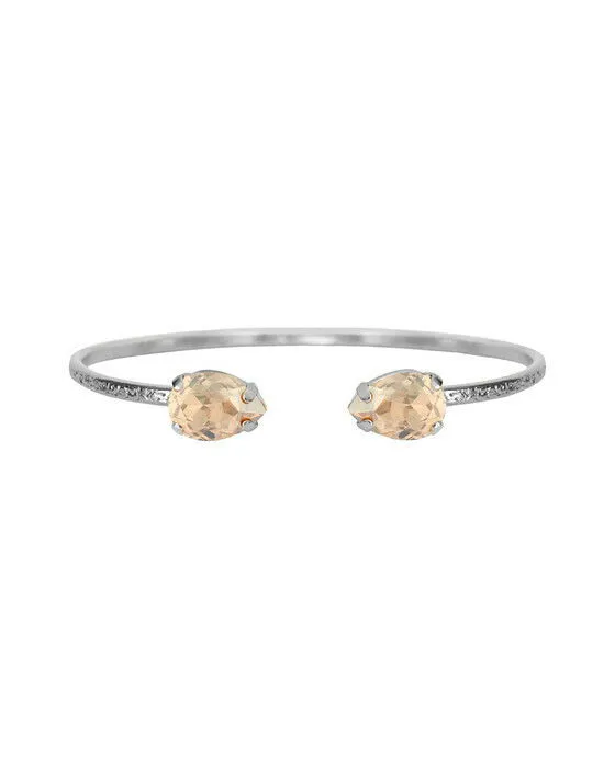 Petite Drop armband golden shadow rhodium