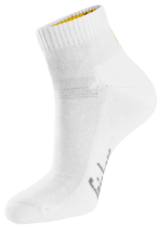 Snickers Workwear 9221-0900 Strumpa 3-pack, vit 45-48