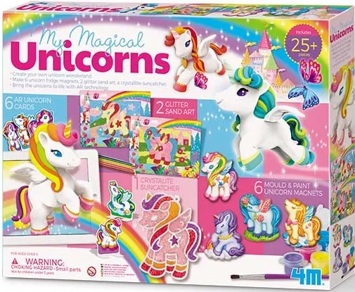 Stort pysselset Enhörningar - My Magical Unicorns 4M