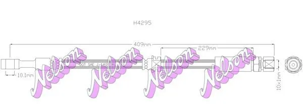 Bromsslang KAWE H4295