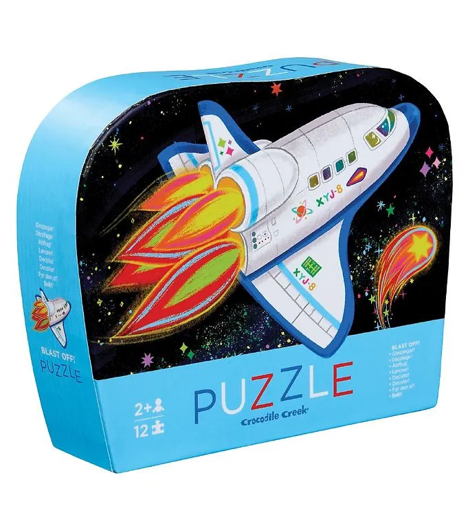 Crocodile Creek Pussel – 12 Delar – Blast Off