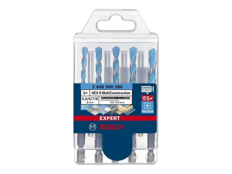 Bosch Borsã-T Hex Multiconstruction 5.5-8mm 5st