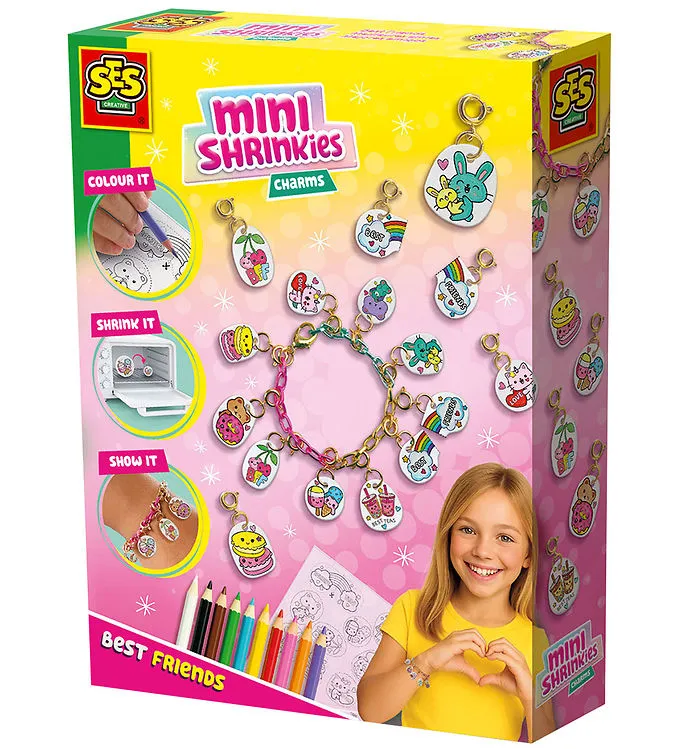 SES Creative Krympplast - Mini Shrinkies - Bästa vännen