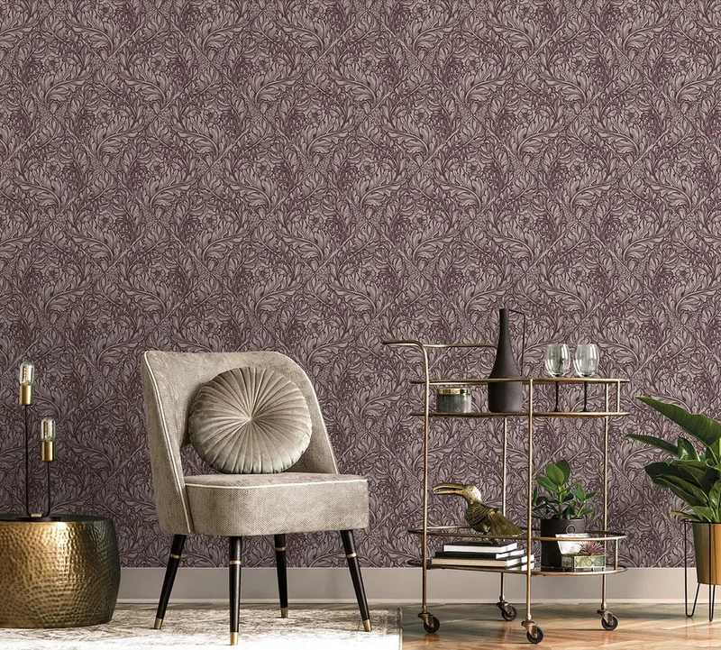 Galerie Wallcoverings Off the Wall LB25109 Tapet Rambleicious Röd/beige