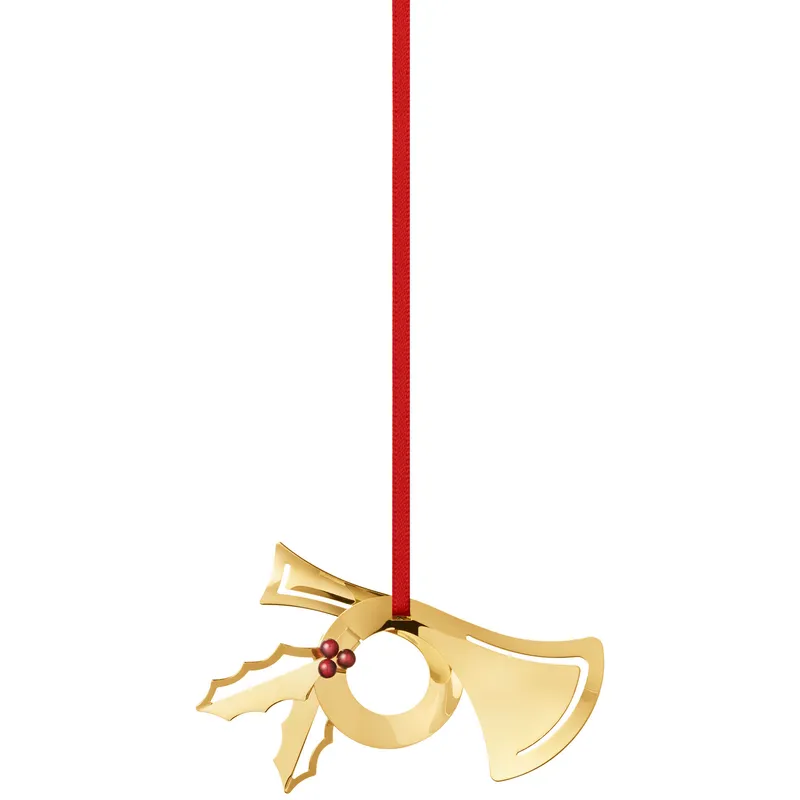 Georg jensen Classic Christmas 2026 Horn julprydnad, guld