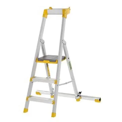 W.steps 55P Trappstege med certifierat aluminium, med stegfot 3 steg