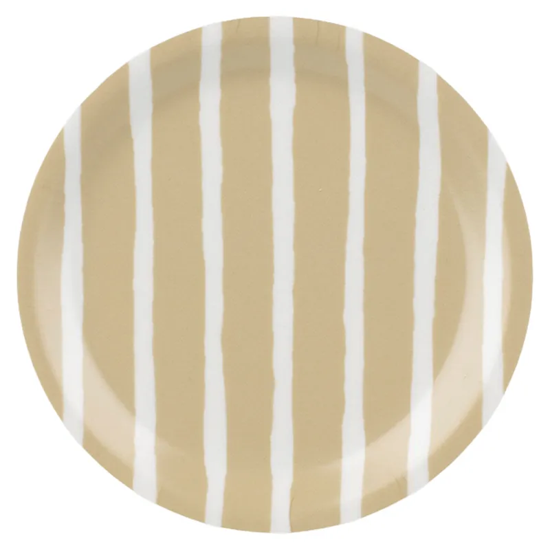 Marimekko Piccolo glasunderlägg 11 cm, vit/sand