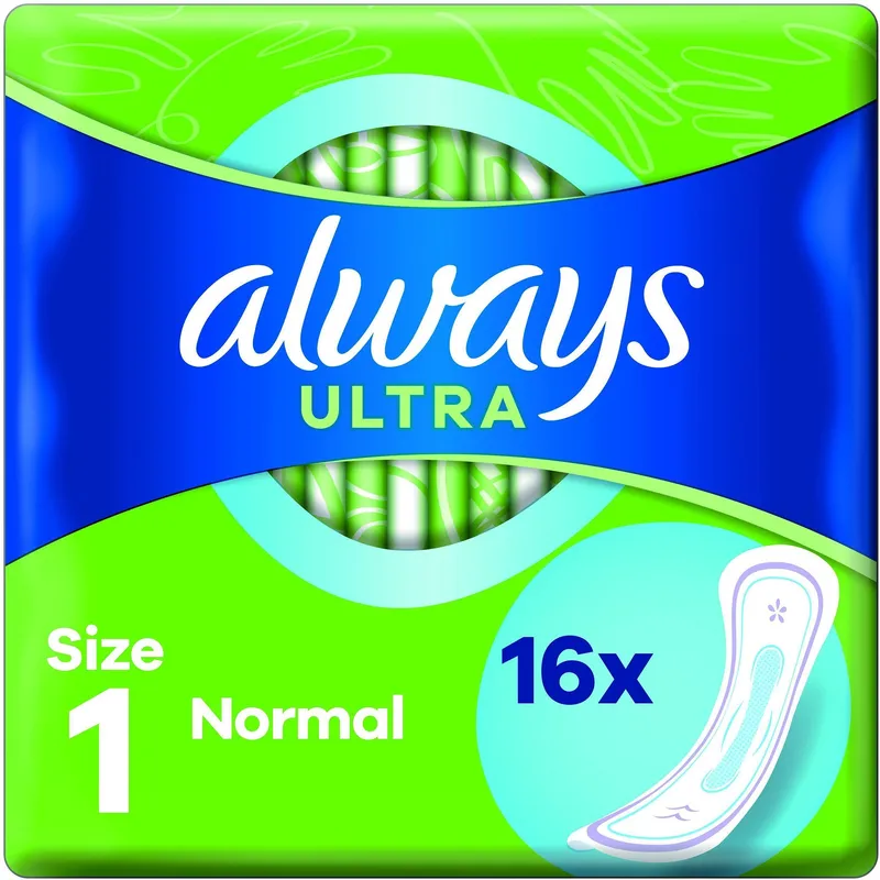 Always Ultra Sanitetsbindor Normal S1 16 st