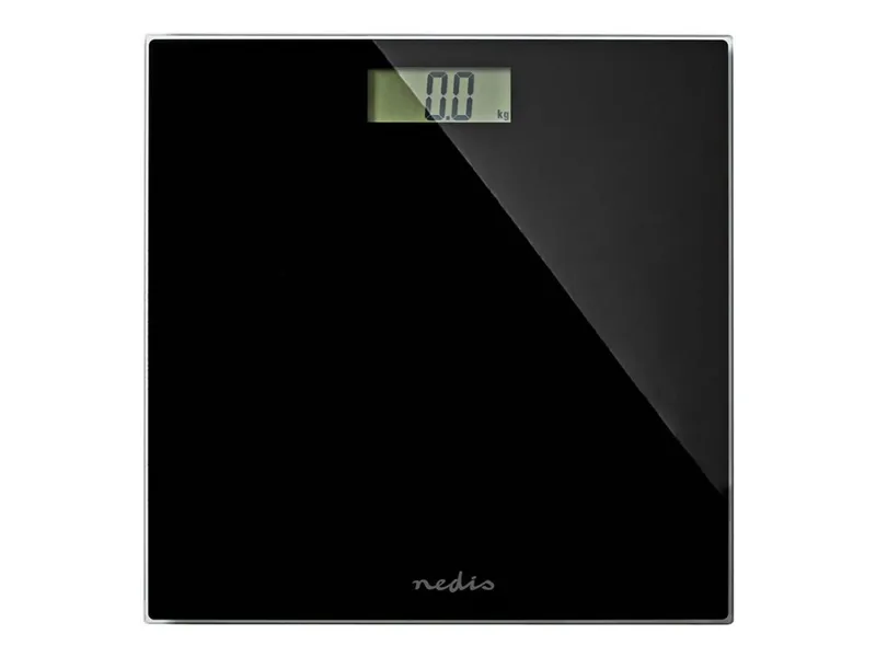 Personvåg | Digital | Svart | Härdat Glas | Maximal vägningskapacitet: 150 kg