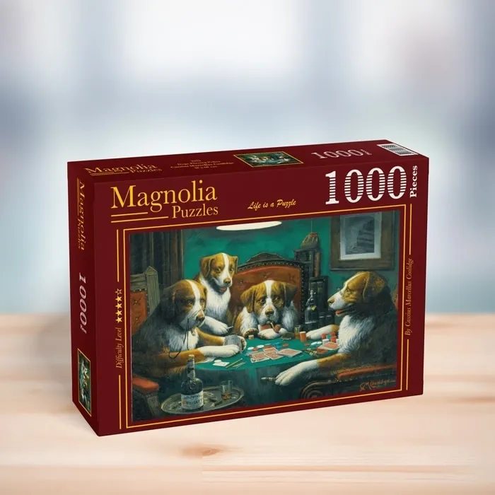 Pussel – Dogs Playing Poker, 1000 bitar