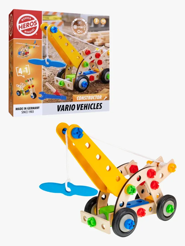 Constructor Olika Fordon 70 Bitar Heros Tactic