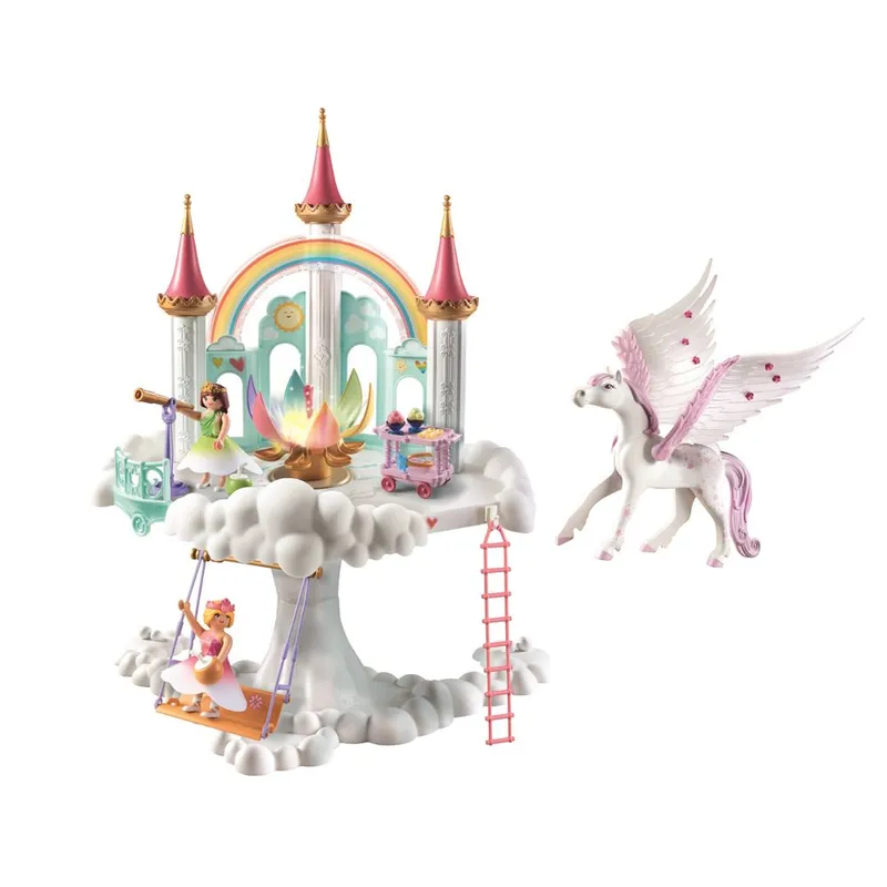 Playmobil Princess Magi – Himmelskt regnbågsslott – 71359 – Ljus