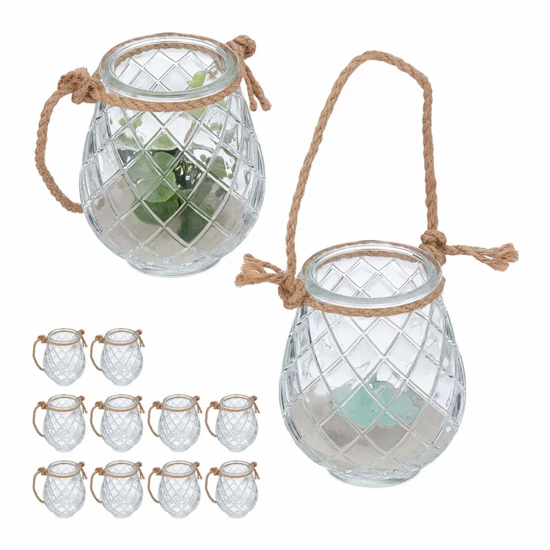 Transparent vindljusset om 12 st (#7500)