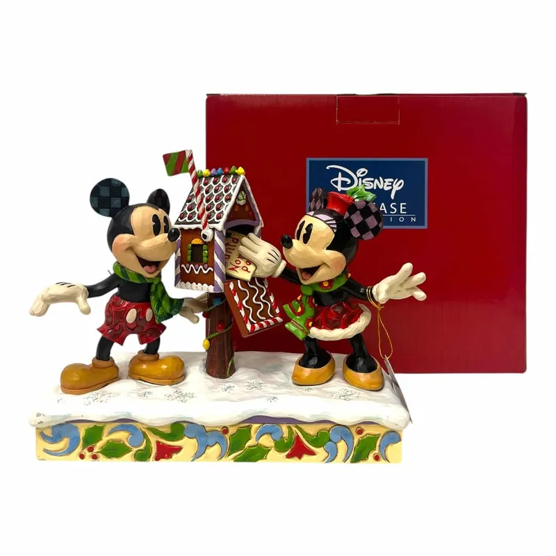 Disney - Figurin - Musse & Mimmi - postar julkort god jul Designer Jim Shore