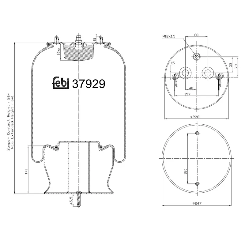 Luftbälg FEBI BILSTEIN 37929