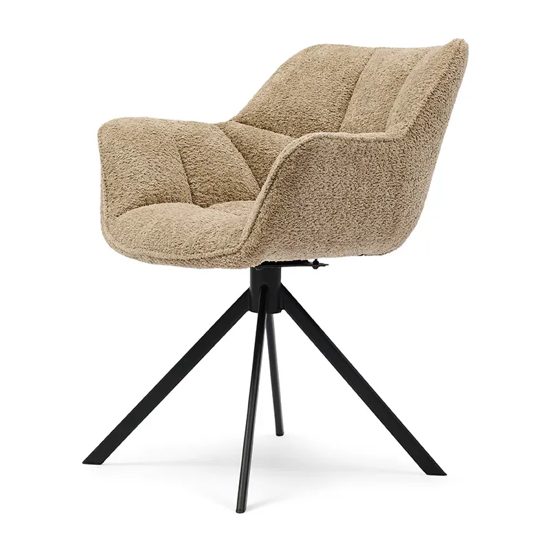 Riviera Maison, Carnaby karmstol Soft Walnut