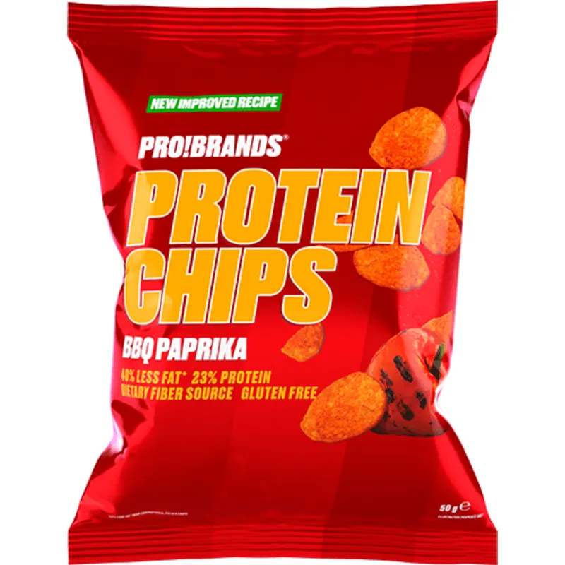 Köp 2 få 25% | ProBrands Protein Chips BBQ Paprika 50g