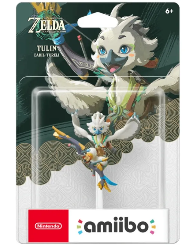 Nintendo amiibo Tulin - The Legend of Zelda: Tears of the Kingdom Edition - extra videospelfigur för spelkonsol
