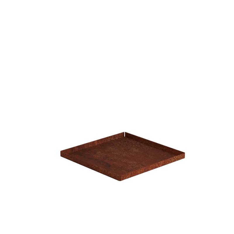 BOTTENPLATTA ODLA BLOMKRUKA CORTEN 35X35X40CM | Beijerbygg Byggmaterial