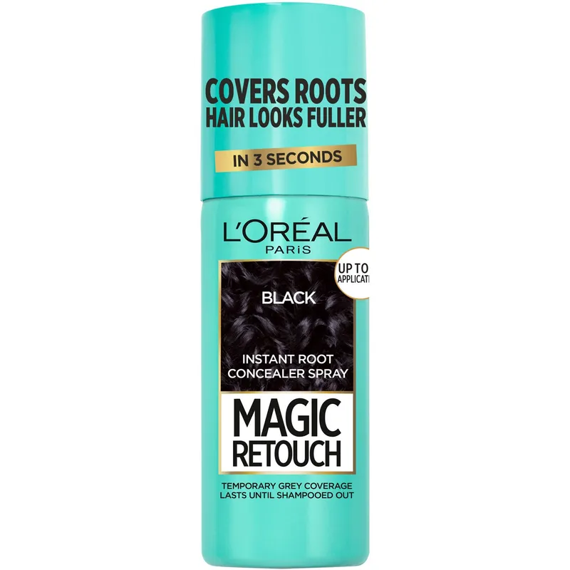 Loreal Paris Magic Retouch, Instant Root Concealer Spray 1 Black