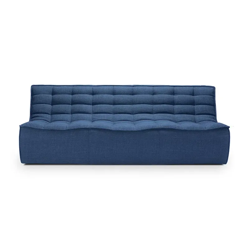 Ethnicraft, N701 3-sits soffa Blue