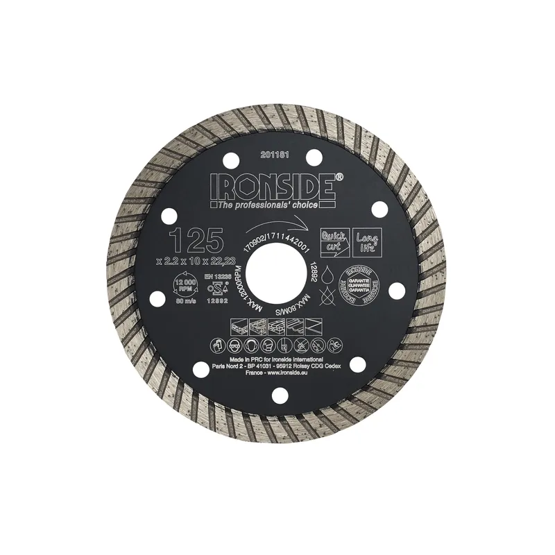 Ironside 201181 Diamantkapskiva 125×22,23×2,2 mm