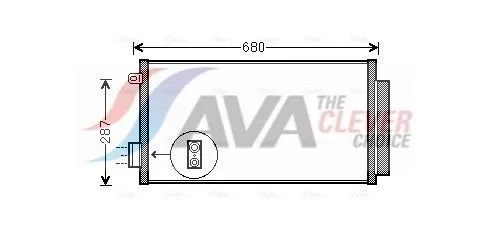Kondensor, klimatanläggning AVA COOLING SYSTEMS FTA5411D