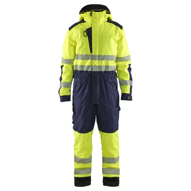 VINTEROVERALL 6720 1977 VARSEL VARSELGUL/MARINBLÅ XXL | Beijerbygg Byggmaterial