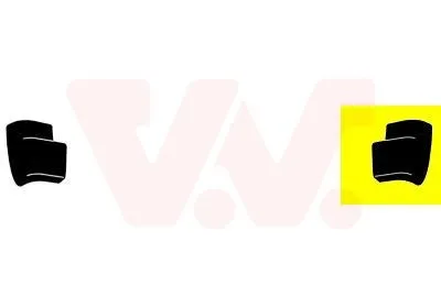 Stötfångare bak VAN WEZEL 1897534