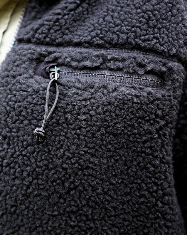 Brandit Teddyfleece-jacka Svart (#2459)