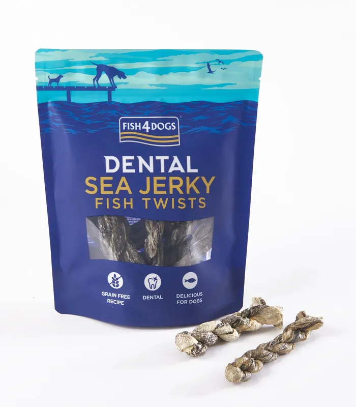 Jerky Fish Twists, Hundsnack - 100 g