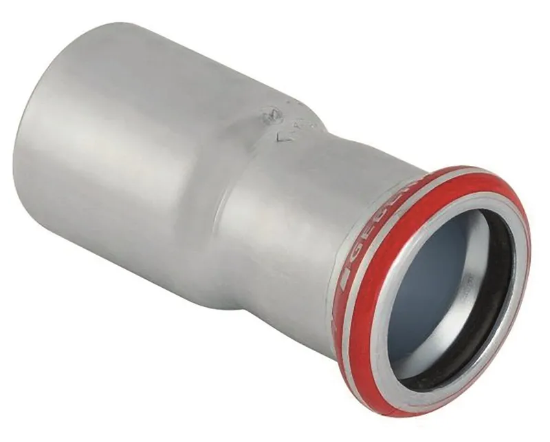 Geberit 1550991 Reducering med slätända, elförzinkad 12 x 22 mm