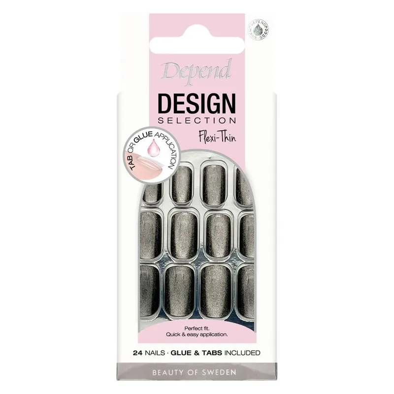 Depend Design Selection Graphite Shimmer Medium Square