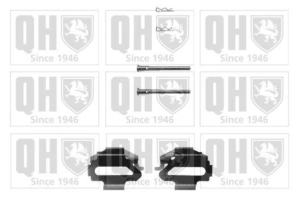 Monteringssats, bromsbelägg QUINTON HAZELL BFK643