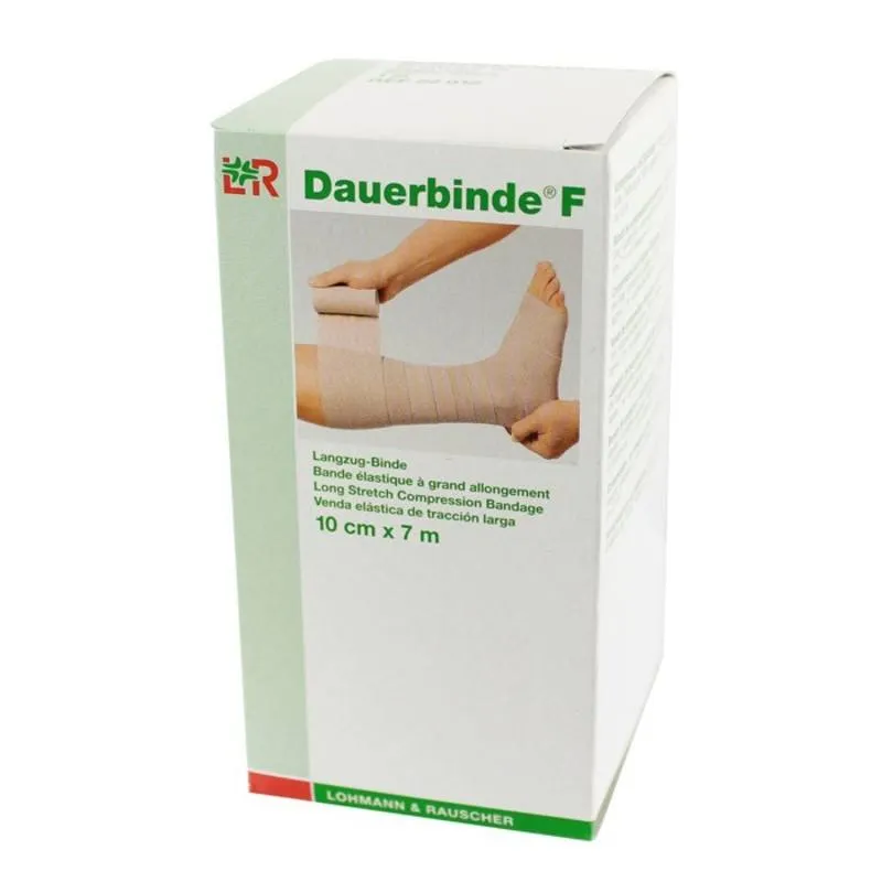 Kompressionsbinda Dauer F – 10cmx7m långstr 160% 1p