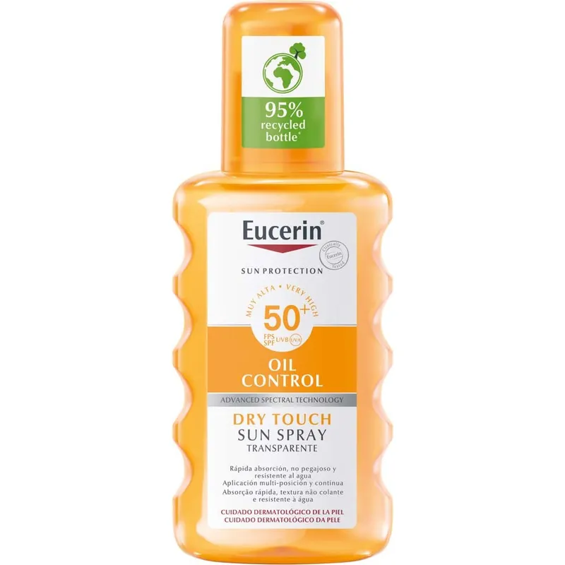 Eucerin Sun Spray Transparent Oil Control SPF 50+ 200 ml