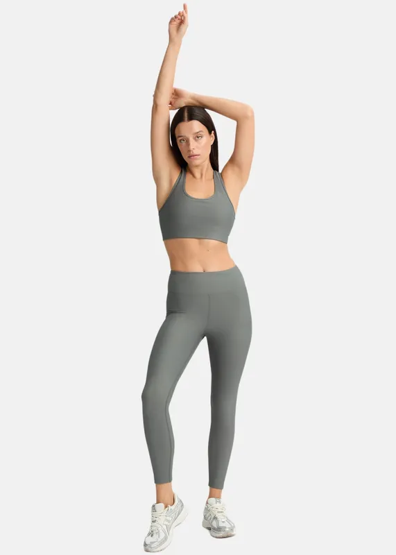Ribbade Tights Grön