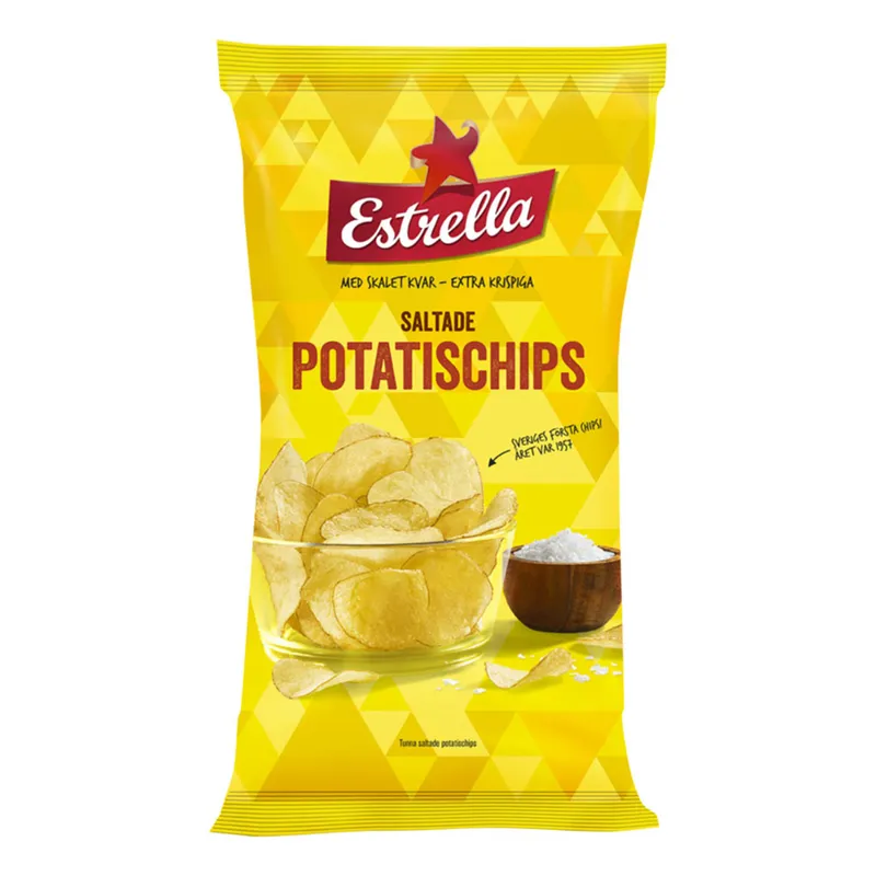 Estrella Saltade Potatischips - 160 g