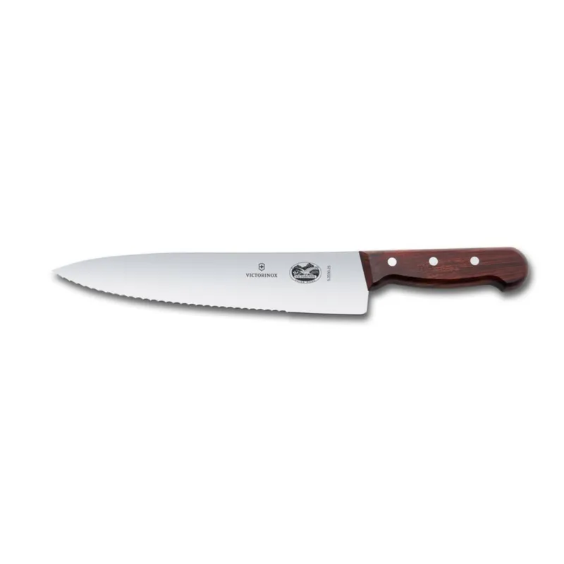 Victorinox Wood Kockkniv Vågtandad 25 cm