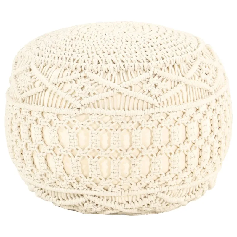 Makramépall Handgjord 45 x 30 cm Bomull