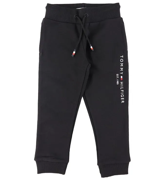 Tommy Hilfiger Sweatpants – Essential – Organic – Svart