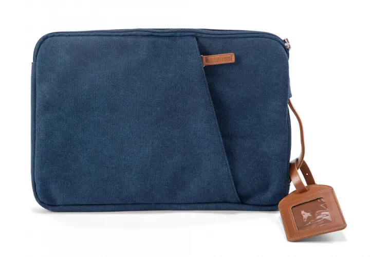 Lord Nelson – Laptop Kanvasväska / Bag Marinblå Utvald av Glasprinsen