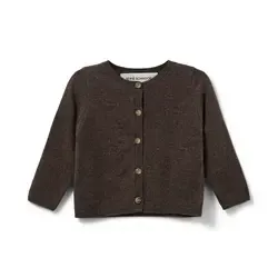 Sofie Schnoor Cardigan - Stickad - Ull - Cisse - Brown Fudge (#2486)