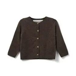 Sofie Schnoor Cardigan - Stickad - Ull - Cisse - Brown Fudge (#2486)