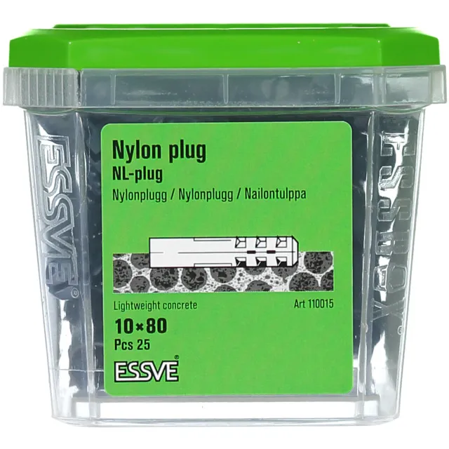 N-PLUGG NL10X80 25ST 100701 | Beijerbygg Byggmaterial
