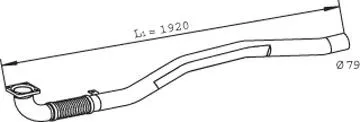 Avgasrör DINEX 29015