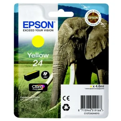 Epson bläckpatron 24 original gul 4,6 ml